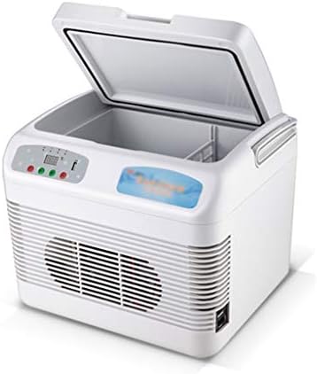 HDZWW Mini Fridge Cooler&Warmer|15L capacity|Compact,Portable and Quiet|AC+DC Power Compatibility 12V DC 220V AC refrigeration Refrigerator Small home micro refrigerator Car dual-use refrigerator