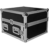 ProX Cases T-4MRSS 4U Space Amp 10U Slanted Top Mixer DJ Combo Road Gig Ready Flight Case