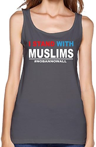 I Stand With Muslims Women's Tank Top Sleeveless T Shirt L