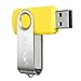 MECO 10Pcs 8GB 8G USB 2.0 Flash Drive Memory Stick Fold Storage Thumb Stick Pen Swivel Design Yellow