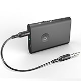 Bluetooth Transmitter / Receiver aptX Low Latency, 2-in-1 Wireless 3.5mm Audio Adapter for TV Home Car Stereo System