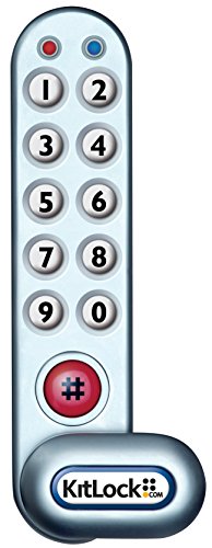 Codelocks kl1006kit-sg zinc silver grey finish zinc all…