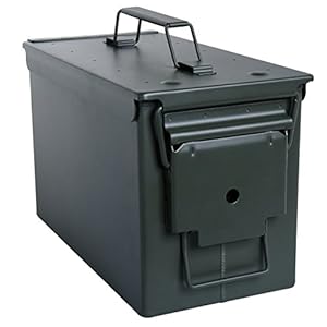 Ivation Ammo Can, Box Storage- Airtight & Waterproof Stackable Storage for Ammunition