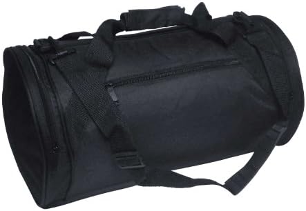 18" Round Duffle Bag Flexible Roll Bag Gym Traveling Bag