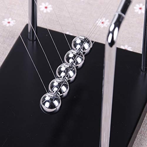 クラシックニュートンクレードルバランスボール ブラック木製ベースデスクおもちゃ科学物理学学習おもちゃ楽しい振り子 リビングルームの寝室のオフィスホテルに適した B00qg56ctq 1 767円 セール開催中最短即日発送 新作 人気 送料無料 激安 お買い得 キ フト