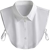 Fake Collar Detachable Dickey Collar Blouse Half Shirts Faux False Collar Inserts Tops for Women Girls