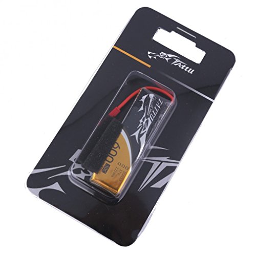 Tattu-600mAh-37V-30C-1S1P-Lipo-Pack-Akku-mit-JST-Stecker-fuer-UAV-Drohne-FPV-Rennen-RC-Quadrocopter-wie-BLADE-SR120-mQX-QX180-1-Stueck-Packung