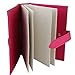 TinaWood Portable PU Leather Stud Earrings Organizer Book/Travel Jewelry Display Storage Bag Box Case/Travel Jewelry Case Pu Leather Earring Holder with Book Design (Pink x1)