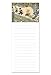 Note Card Cafe 6-Pack Magnetic Notepads for Fridge | 50 Sheets per Pack | 3.5 x 9 in | Vintage Crazy Cats | Great for to-Do List, Grocery Shopping List, School Reminders