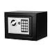 Digital Electronic Safe Security Box Fireproof Wall-Anchoring Safe Deposit Box for Money Jewelry Cash Batteries - US Stock (Black)