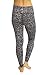 90 Degree by Reflex - Performance Activewear - Printed Yoga Leggings - Crotchet Grey - Large