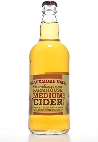 Blackmore Vale Medium Cider Gift Bags (2x500ml Blackmore Vale Medium & 1 x 125g Belgian Chocolate Thins Mint Chocolate)