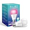Kasa Smart Bulb, Full Color Changing Dimmable WiFi LED Light Bulb Compatible with Alexa and Google Home, A19, 9.5W 850…