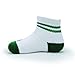 EnerWear 10P Pack Unisex Kids Cotton Cushion No Show Socks (Low Cut/White, 5-6.5)