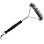 Barbecue Grill Brush - Stainless Steel Bristles - Compact Design - Perfect for Tailgating and Camping - Works Great Cleaning BBQ Grills and Infrared Panels - Grill-T-Brush