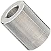 Round Spacer, Aluminum, Plain Finish, 3/8