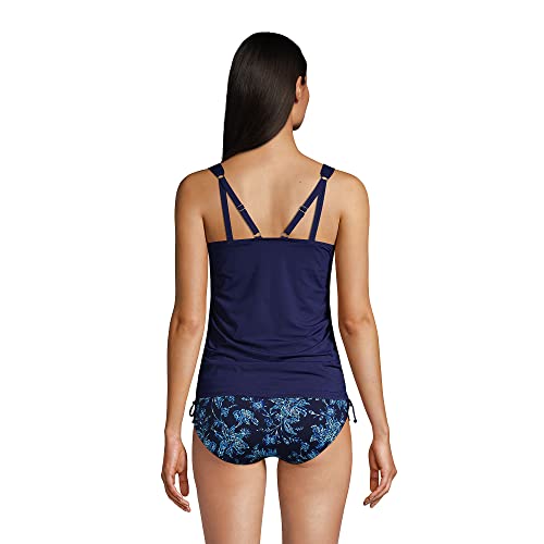Lands' End Womens Chlorine Resistant Adjustable V-Neck Underwire