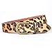 Talleffort Leopard Print PU leather Belt Women's Waist Belt Artificial Horse hair Belts for Women S