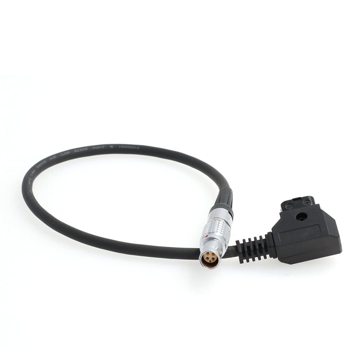 Eonvic Power Cable for V Mount Anton Mount Battery Red Scarlet & Epic Camera D-Tap Male to 1B 6 pin Female 100CM