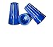 200 PCS Blue Wire Connector, P2 Type Easy Twist-On Ribbed Cap - UL Listed
