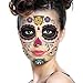Sugar Skull Temporary Tattoo Floral Design (3 Tattoo Kits)
