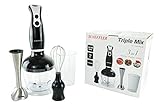 TRIPLE MIX - 3 in 1 Pürierstab / Schneebesen Set aus Edelstahl sales by JOLTA®