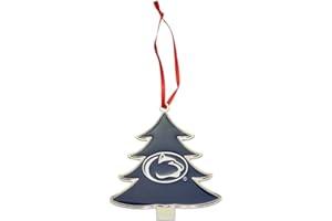 COLLEGIATE PULSE Penn State Nittany Lions Tree Shaped Metal Christmas Ornament