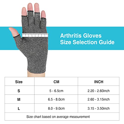 DISUPPO Arthritis Compression Gloves Relieve Pain from Rheumatoid, RSI