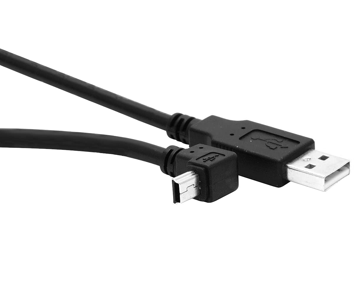 Premium Cord Cable USB 2.0 A-B Mini 5-Pin Angled 1.8 m