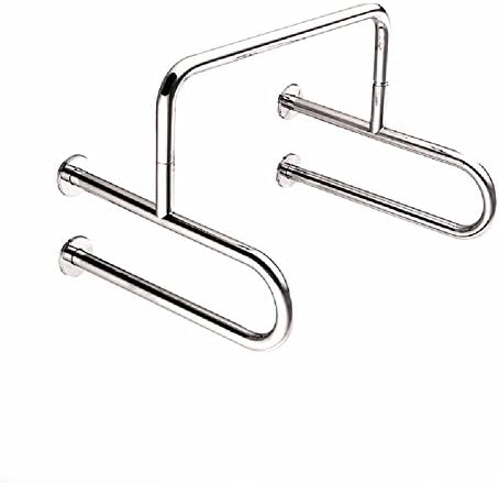 WAZZJ 304 stainless steel urinal, armrest, toilet, bathroom, barrier free disabled, old man's handrail,Mirror
