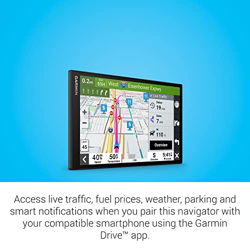 Garmin DriveSmart 86, 8inch Car GPS Navigator With Bright, Crisp High