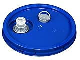 Snap on Lid w/ Gasket & Spout - for 3.5, 4.25, 5, 6, & 7 gallon Buckets