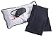 Lewis N. Clark Ultimate Comfort Set, Portable Travel Kit for Airplane with Inflatable Pillow, Zippered Carrying Case, Cozy Fleece Blanket, Eye Mask for Sleeping & Foam Ear Plugs