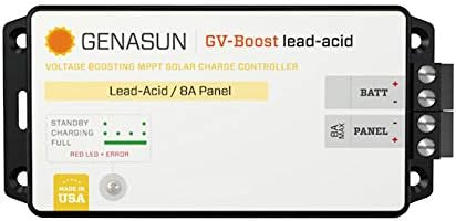 GenasunGVB-8-Pb-24V, 8A (Input) Voltage Boosting MPPT Solar Charge Controller for 24 V Lead-Acid Batteries