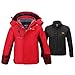 Wantdo Boy's and Girls Winter Warm Jacket 3 in 1 Ski Waterproof Hooded Snow Coat