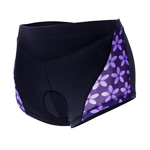 image for Twotwowin Women's Biking Shorts Coolmax 3D Padded Quick Dry Lightweigh