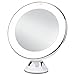 Charmax Magnifying Lighted Makeup Mirror Chrome (7x)