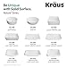 Kraus KSV-3MW Natura Bathroom Sink, Rectangular 19.5 x 15.7 Inch