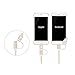 [Apple MFi Certified] 2 in 1 Dual Lightning USB Cable 3ft 1 M, HUNDA Nylon Braided USB Connector for Android and Apple Devices such as iPhone, iPad , Samsung, HTC, Nexus, Sony and More (Gold)