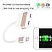 Compatible with iPhone XS MAX/X/ 8/7 Splitter & Adapter, Anlyso 3 in 1 Double Headphones Adapter Splitter Calling & Audio & Charge for iPad iPhone XS MAX/X/ 8/8 Plus/ 7/7 Plus/ 6S (Gold)thumb 1