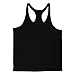 Chen Mens Stringer Bodybuilding Gym Tank Tops Workout Fitness Vest (US XL, Black)