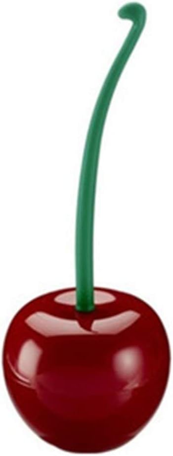 Leoboone Creative Lovely Cherry Shape Lavatory Brush Toilet Brush & Holder Set