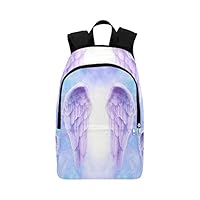 VvxXvx Artwork Blue Angel Wings Casual Daypack Travel Bag College School Backpack for Mens and Women