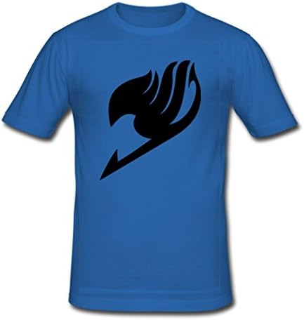Men's Anime Fairy Tail Bird Logo Blue TShirt