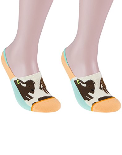 Woven Pear, Women No Show Sock - Bison 3pk Socks, One Size - Thumbnail 2