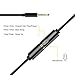 OUCOMI In-Ear Wired Headphones with Remote and Mic Earphones for Iphone, Samsung,Android,(Black)