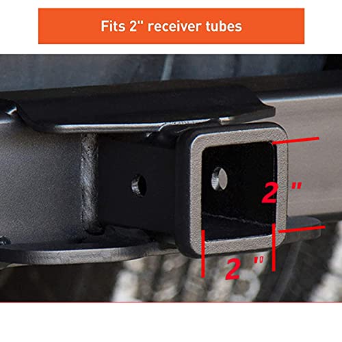 Trailer Hitch Cover Tube Plug Insert,Receiver Tube Hitch Plug(Fits 2