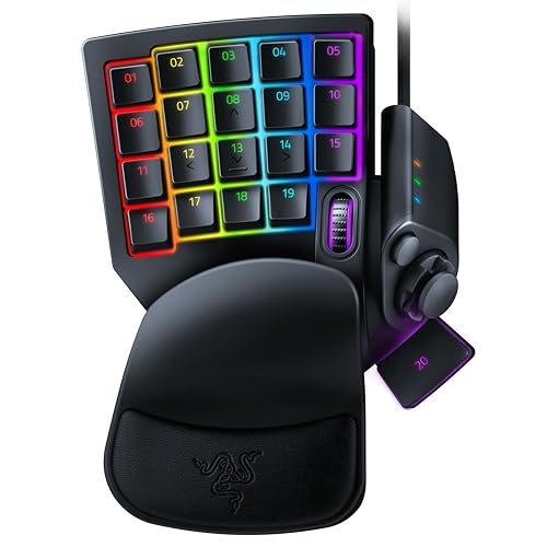 Razer Tartarus Pro - Gaming Keypad (Gamepad mit analog-optischen Tasten, 32 programmierbare Tasten, anpassbarer Auslösepunkt, Profile, Handballenauflage, Rapid
