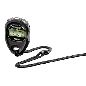 Hama Stopwatch “SW-104”, zwart, 7,5 x 5,5 x 1,8 cm