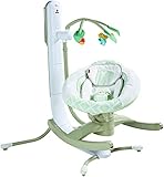 Fisher-Price 4 Motion Cradle 'n Swing with Smart Connect, Techno Grey